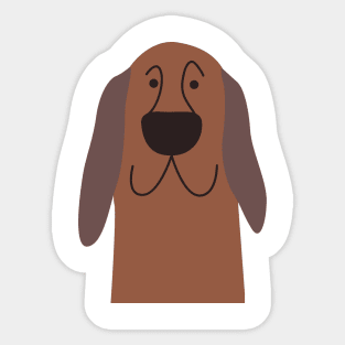 Hand-drawn puppy Sticker